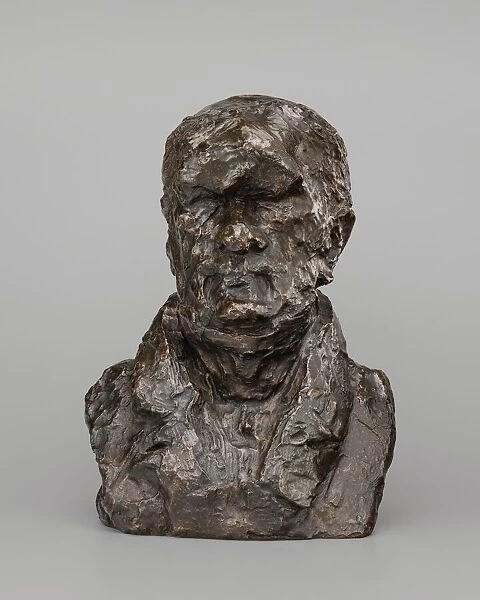 Auguste-Hippolyte Ganneron, model c. 1832  /  1835, cast 1929  /  1930. Creator: Honore Daumier