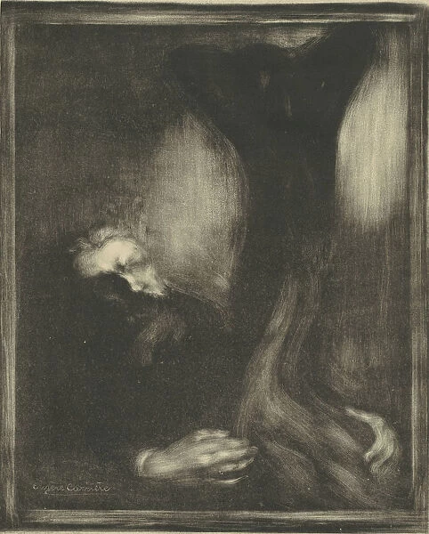 Auguste Rodin, 1900. Creator: Carriere, Eugene (1849-1906)