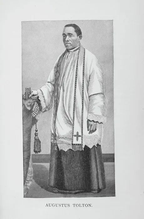 Framed Print : Augustus Tolton, 1887. Creator: Unknown Framed Print : Augustus Tolton, 1887. Creator: Unknown