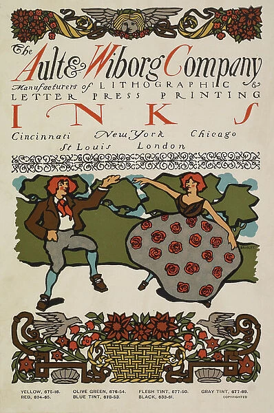 The Ault & Wilbord company, c1894 - 1896. Creator: William H Bradley. The Ault & Wilbord company, c1894 - 1896. Creator: William H Bradley