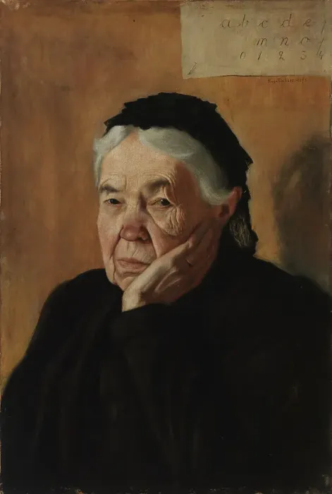 Framed Print : Auntie; The Artist's Aunt, 1898. Creator: Hugo Simberg