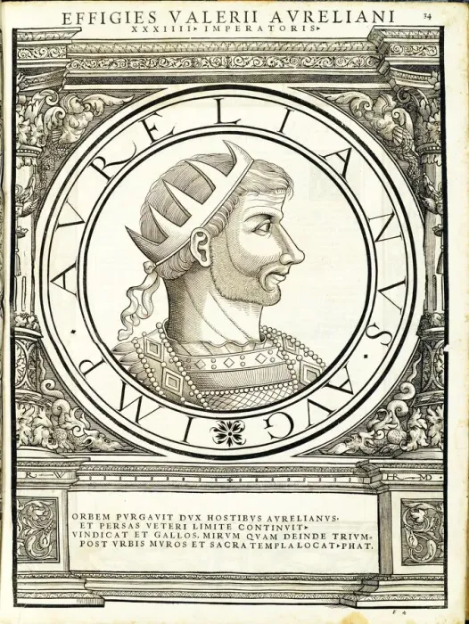 Framed Print : Aurelianus (215 - 275 AD), 1559 Framed Print : Aurelianus (215 - 275 AD), 1559