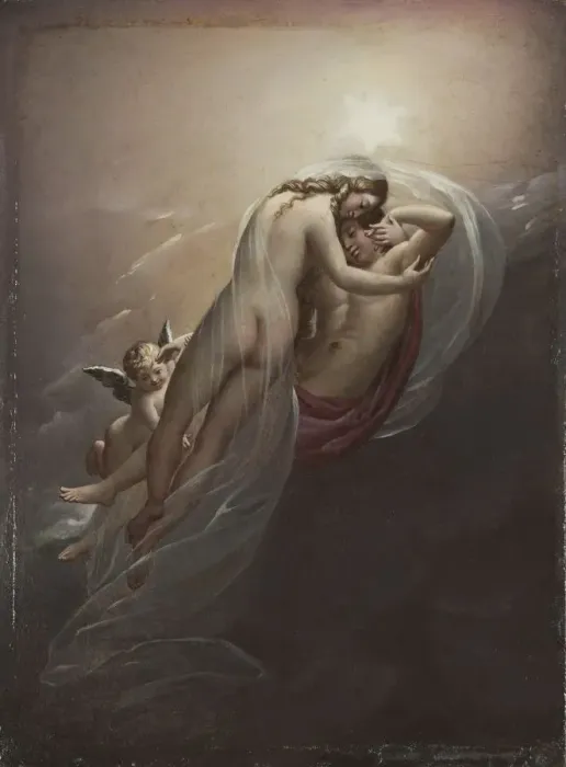 Framed Print : Aurora and Cephalus, c. 1810. Creator: Anne-Louis Girodet de Roucy-Trioson (French, 1767-1824) Framed Print : Aurora and Cephalus, c. 1810. Creator: Anne-Louis Girodet de Roucy-Trioson (French, 1767-1824)