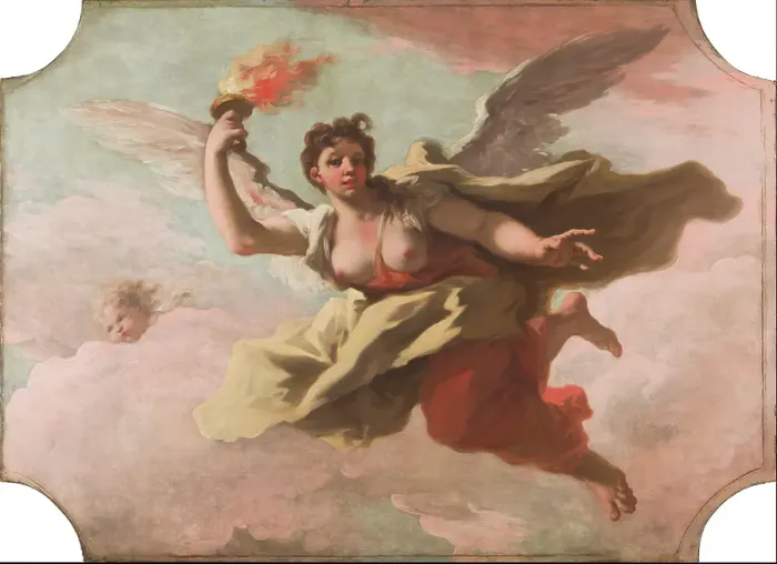 Framed Print : Aurora. Creator: Giovanni Antonio Pellegrini Framed Print : Aurora. Creator: Giovanni Antonio Pellegrini