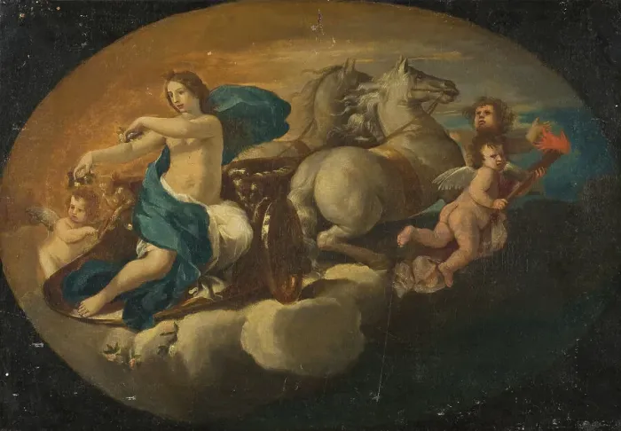 Framed Print : Aurora, mid 17th-early 18th century. Creator: School of Carlo Cignani Framed Print : Aurora, mid 17th-early 18th century. Creator: School of Carlo Cignani