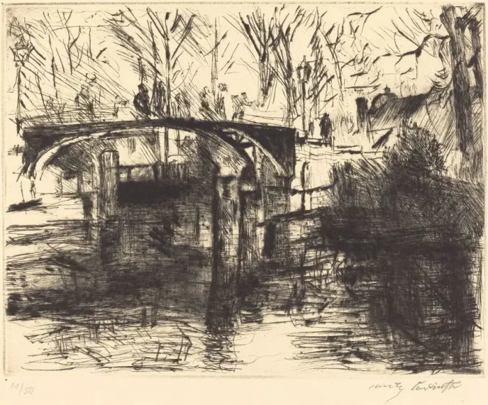 Framed Print : Aus dem Tiergarten (View of the Tiergarten), 1920. Creator: Lovis Corinth Framed Print : Aus dem Tiergarten (View of the Tiergarten), 1920. Creator: Lovis Corinth
