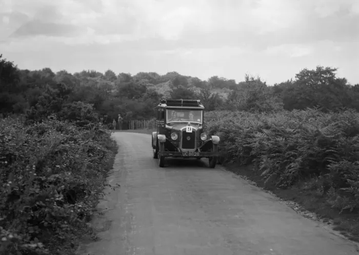 Framed Print : Austin 20 taking part in a First Aid Nursing Yeomanry trial or rally, 1931. Artist: Bill Brunell Framed Print : Austin 20 taking part in a First Aid Nursing Yeomanry trial or rally, 1931. Artist: Bill Brunell