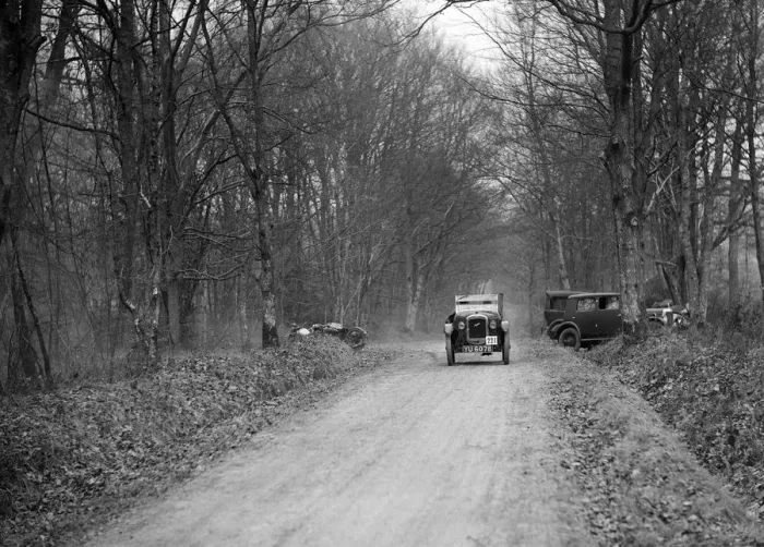 Framed Print : Austin 7 GE Cup model competing in the Sunbeam Motor Car Club Bognor Trial, 1929 Framed Print : Austin 7 GE Cup model competing in the Sunbeam Motor Car Club Bognor Trial, 1929