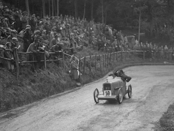 Framed Print : Austin 7 Gordon England Brooklands at the MAC Shelsley Walsh Hillclimb, Worcestershire, 1927 Framed Print : Austin 7 Gordon England Brooklands at the MAC Shelsley Walsh Hillclimb, Worcestershire, 1927