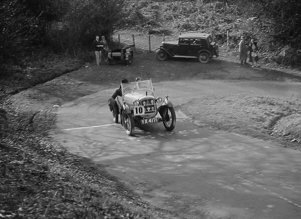 Austin 7 Gordon England Cup competing in the JCC Half-Day Trial, 1930. Artist: Bill Brunell