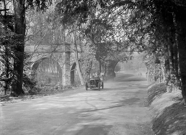 Austin 7 of RF Turner at Starkeys Bridge, Donington Park, Leicestershire, 1933