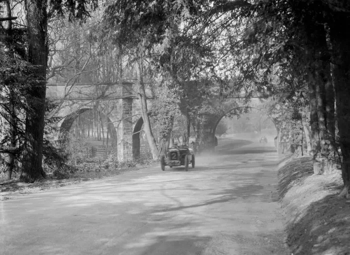 Framed Print : Austin 7 of RF Turner at Starkeys Bridge, Donington Park, Leicestershire, 1933