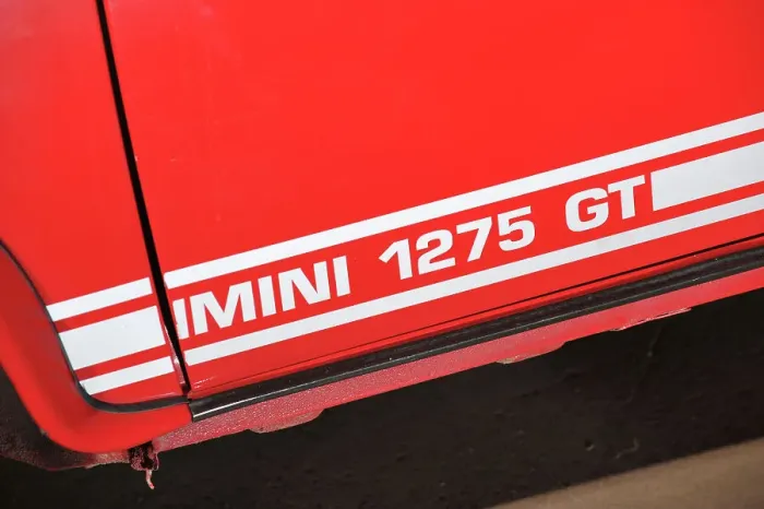 Framed Print : Austin Mini 1275 GT 1980. Artist: Simon Clay