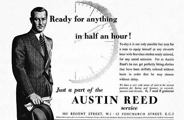 Austin Reed - Ready for anything in half an hour, 1937