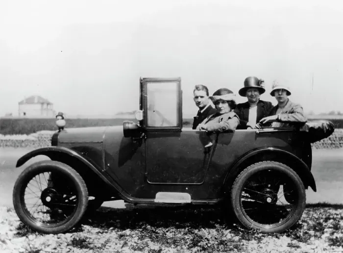 Framed Print : An Austin Seven Chummy with passengers, 1925 Framed Print : An Austin Seven Chummy with passengers, 1925