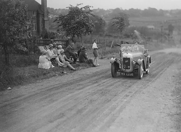 Austin Swallow of Mrs A Stanley competing in the Middlesex County AC Hill Climb, c1930