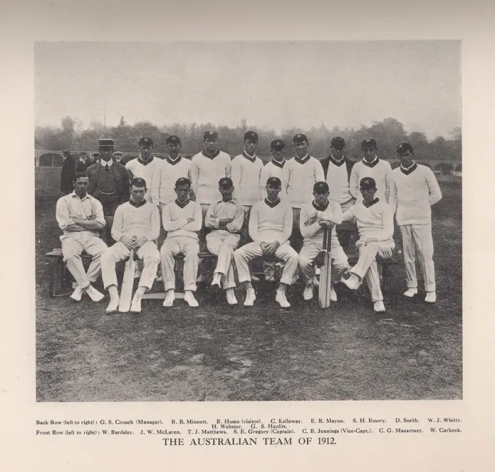 Framed Print : The Australian cricket team of 1912 Framed Print : The Australian cricket team of 1912