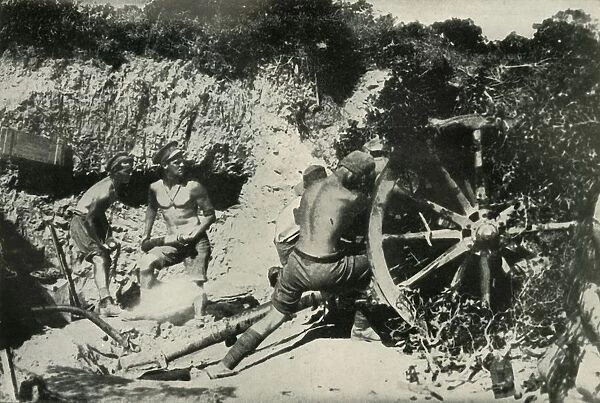 Australian Gunners on the Gallipoli Peninsula, (1919). Creator: Unknown