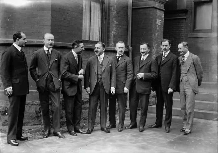 Framed Print : Austria-Hungary, Officials - Embassy Staff, 1914. Creator: Harris & Ewing. Austria-Hungary, Officials - Embassy Staff, 1914. Creator: Harris & Ewing Framed Print : Austria-Hungary, Officials - Embassy Staff, 1914. Creator: Harris & Ewing. Austria-Hungary, Officials - Embassy Staff, 1914. Creator: Harris & Ewing