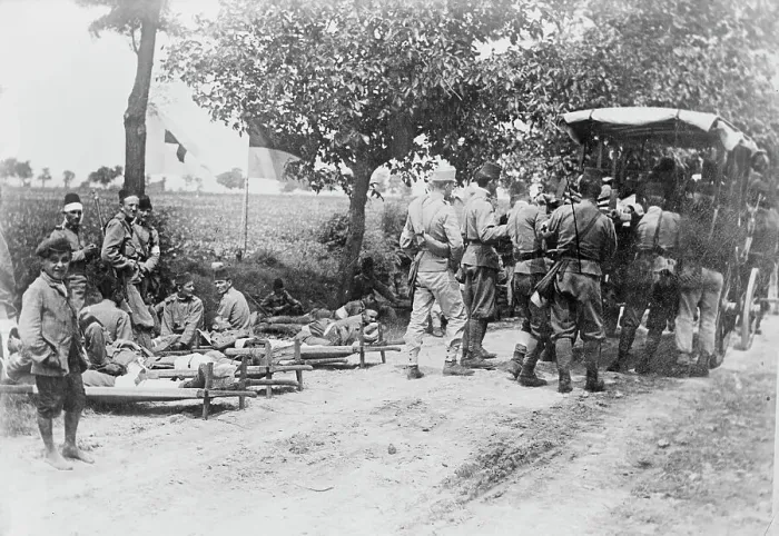 Framed Print : Austrian ambulance, between c1914 and c1915. Creator: Bain News Service Framed Print : Austrian ambulance, between c1914 and c1915. Creator: Bain News Service