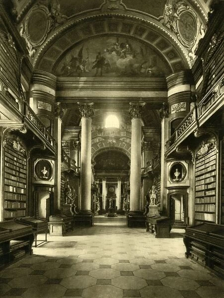 The Austrian National Library, Vienna, Austria, c1935. Creator: Unknown