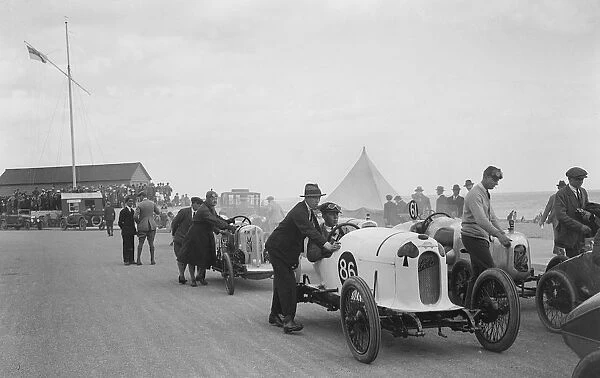 Austro-Daimler and GN Kim II of Archie Frazer-Nash, Southsea Speed Carnival, Hampshire, 1922