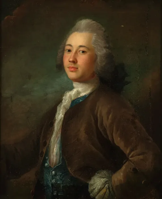 Framed Print : Author Adam Lenkiewitz, c1740s. Creator: Carl Gustaf Pilo Framed Print : Author Adam Lenkiewitz, c1740s. Creator: Carl Gustaf Pilo