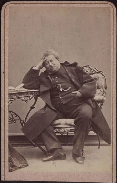The author Alexandre Dumas pere (1802-1870), ca 1868