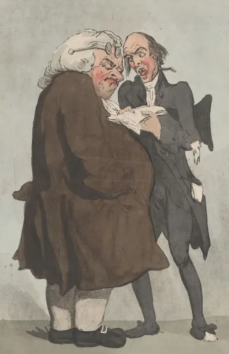 Framed Print : An Author & Bookseller, July 14, 1797. July 14, 1797. Creator: Thomas Rowlandson Framed Print : An Author & Bookseller, July 14, 1797. July 14, 1797. Creator: Thomas Rowlandson