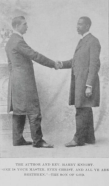 The author and Rev. Harry Knight, 1897. Creator: Unknown