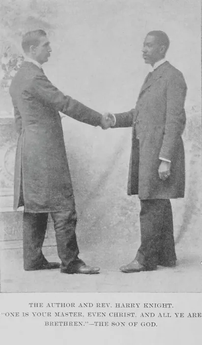 Framed Print : The author and Rev. Harry Knight, 1897. Creator: Unknown Framed Print : The author and Rev. Harry Knight, 1897. Creator: Unknown