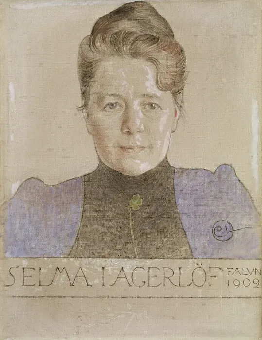 Framed Print : The Author Selma Lagerlöf, 1902. Creator: Carl Larsson Framed Print : The Author Selma Lagerlöf, 1902. Creator: Carl Larsson