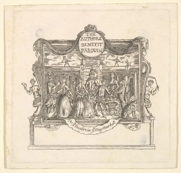 Framed Print : The Authors Benefit: Pasquin, 1736. Creator: Unknown Framed Print : The Authors Benefit: Pasquin, 1736. Creator: Unknown