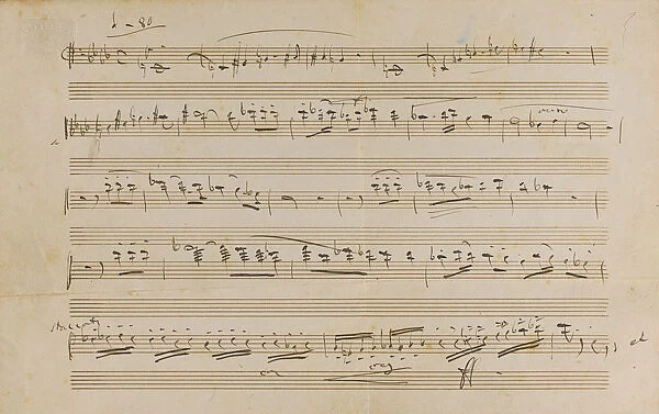 The autograph manuscript: Opera Otello, 1887