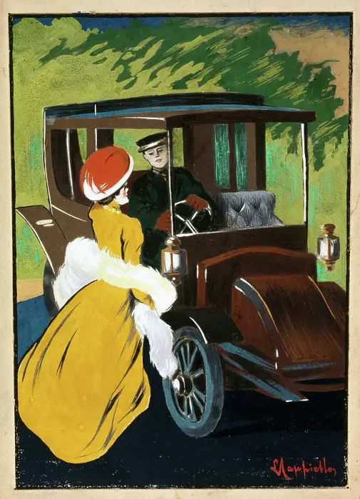 Framed Print : Automobiles Charron, c. 1906. Creator: Cappiello, Leonetto (1875-1942) Framed Print : Automobiles Charron, c. 1906. Creator: Cappiello, Leonetto (1875-1942)