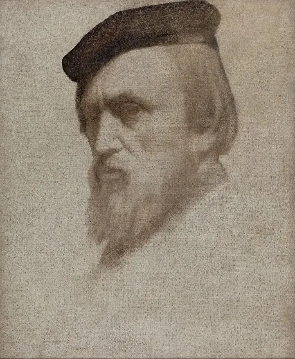 Framed Print : Autoportrait, 29–11–1853. Creator: Hippolyte-Jean Flandrin Framed Print : Autoportrait, 29–11–1853. Creator: Hippolyte-Jean Flandrin
