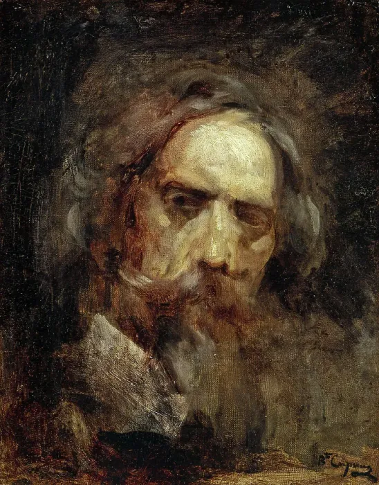 Framed Print : Autoportrait, Autumn 1874. Creator: Jean-Baptiste Carpeaux Framed Print : Autoportrait, Autumn 1874. Creator: Jean-Baptiste Carpeaux