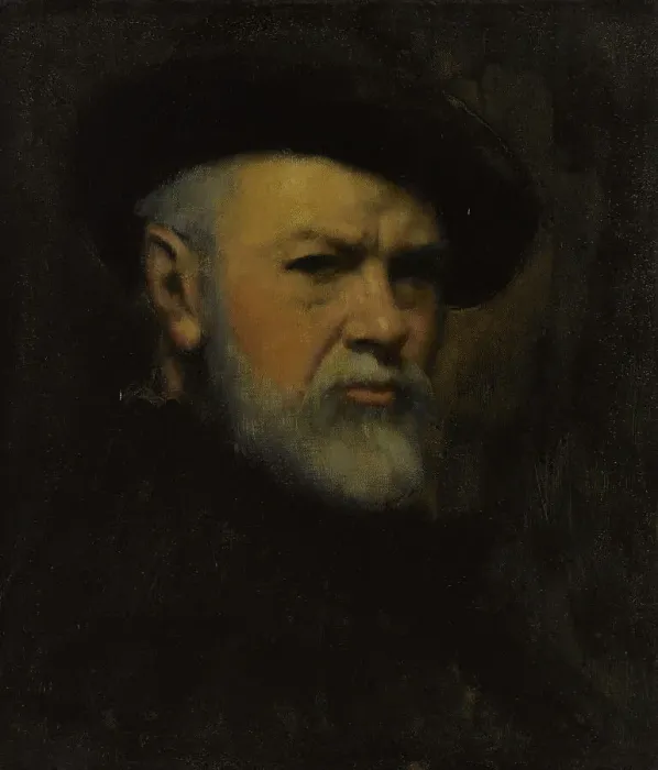Framed Print : Autoportrait, c.1890. Creator: Jean Jacques Henner Framed Print : Autoportrait, c.1890. Creator: Jean Jacques Henner