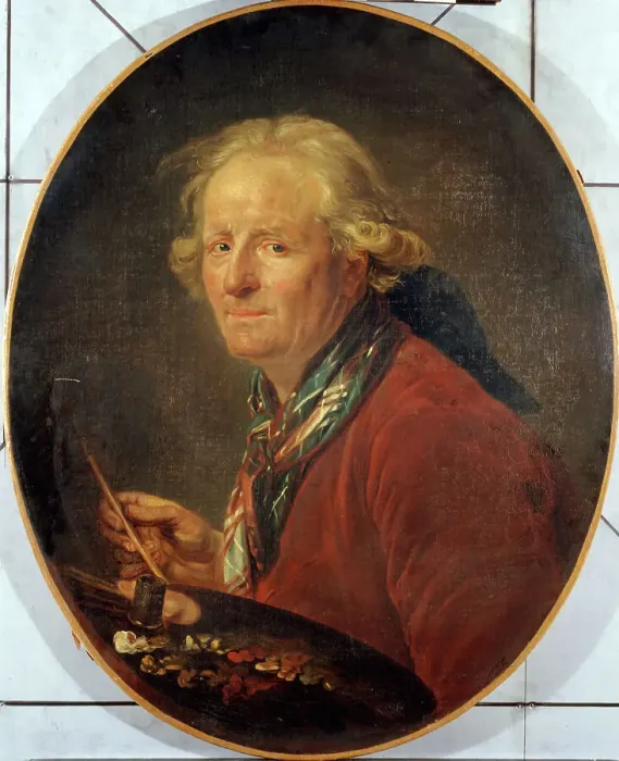 Framed Print : Autoportrait de Nicolas-Bernard Lépicié (1735-1784). Creator: Nicolas Bernard Lepicie Framed Print : Autoportrait de Nicolas-Bernard Lépicié (1735-1784). Creator: Nicolas Bernard Lepicie