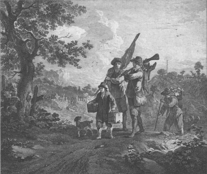 Framed Print : Autumn, 1754. Artist: Thomas Major Framed Print : Autumn, 1754. Artist: Thomas Major