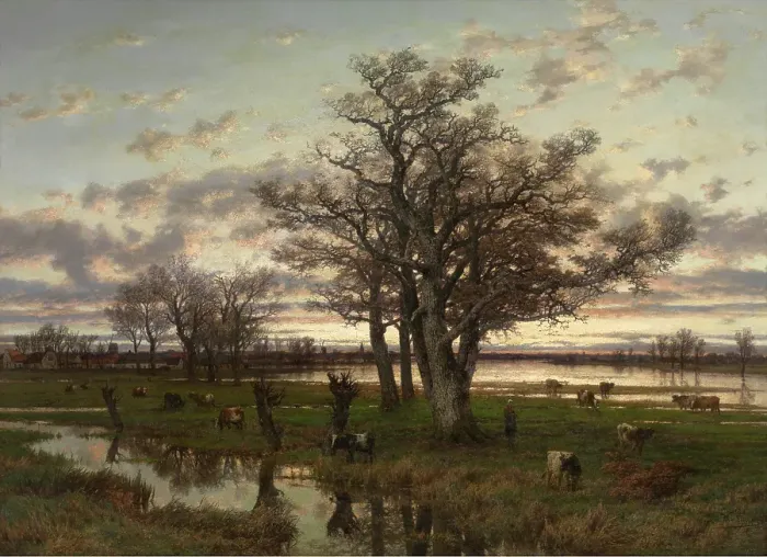 Framed Print : Autumn, 1873. Creator: Joseph Van Luppen Framed Print : Autumn, 1873. Creator: Joseph Van Luppen