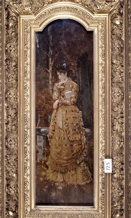 Framed Print : Autumn, 1876. Artist: Alfred Emile Leopold Joseph Victor Stevens Framed Print : Autumn, 1876. Artist: Alfred Emile Leopold Joseph Victor Stevens