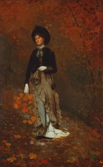 Framed Print : Autumn, 1877. Creator: Winslow Homer Framed Print : Autumn, 1877. Creator: Winslow Homer