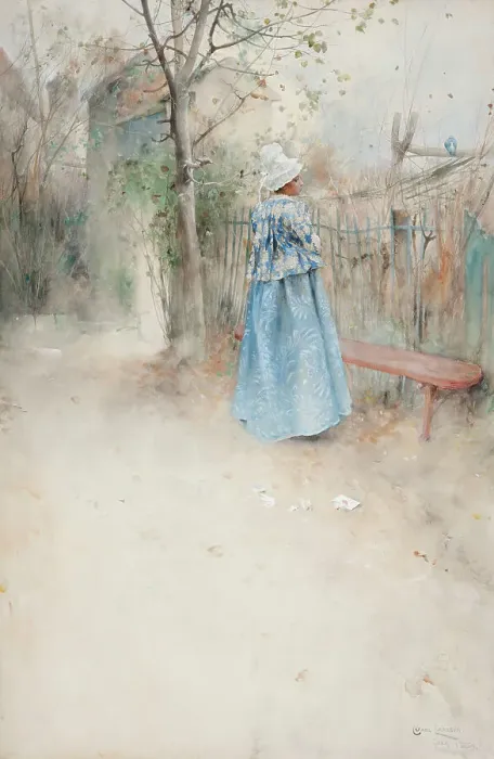 Framed Print : Autumn, 1884. Creator: Carl Larsson Framed Print : Autumn, 1884. Creator: Carl Larsson