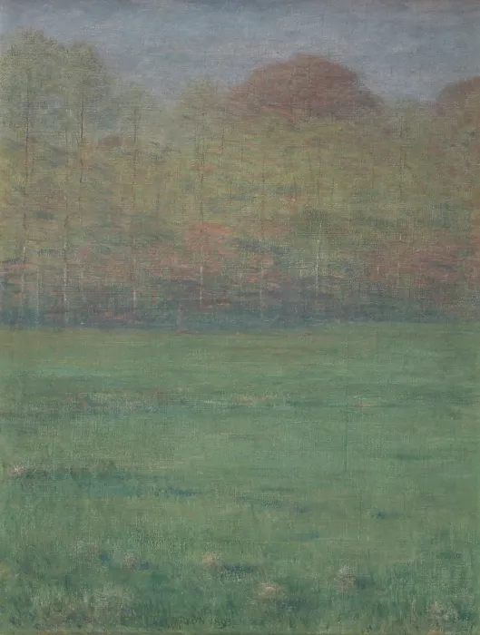 Framed Print : Autumn, 1893. Creator: Dwight William Tryon Framed Print : Autumn, 1893. Creator: Dwight William Tryon