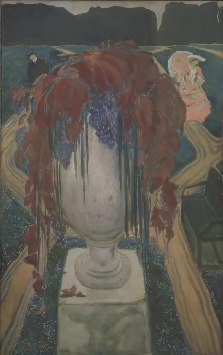 Framed Print : Autumn (A Vase), 1906. Artist: Bakst, Leon (1866-1924) Framed Print : Autumn (A Vase), 1906. Artist: Bakst, Leon (1866-1924)