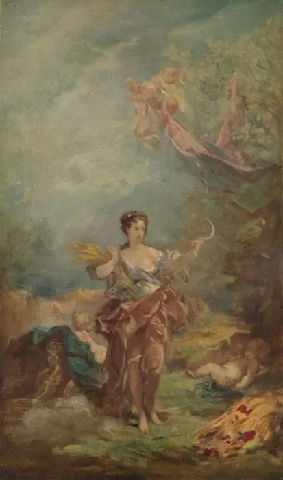 Framed Print : Autumn, c1802, (1938). Artist: Marguerite Gerard Framed Print : Autumn, c1802, (1938). Artist: Marguerite Gerard