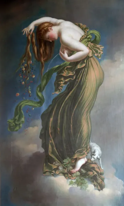 Framed Print : Autumn, c1887- 1924. Artist: Girodet de Roucy-Trioson Framed Print : Autumn, c1887- 1924. Artist: Girodet de Roucy-Trioson