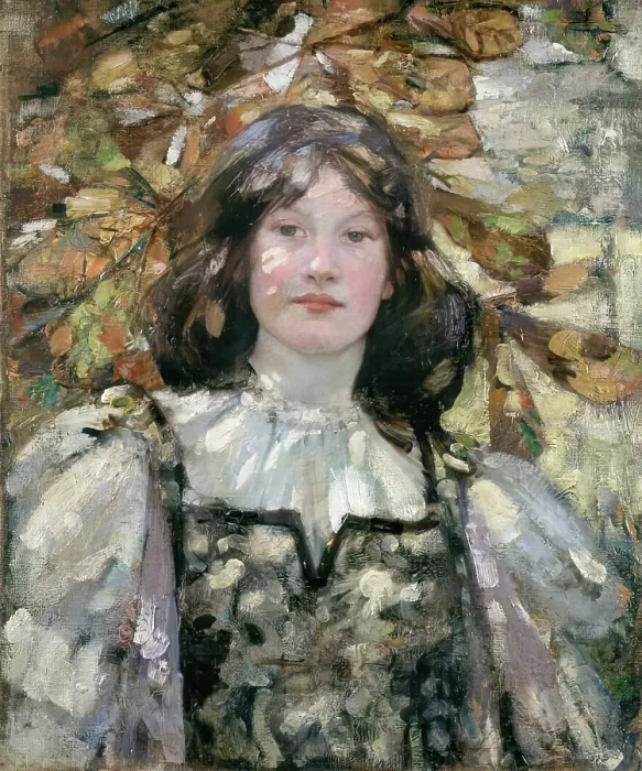 Framed Print : Autumn, c1898. Creator: Bessie MacNicol Framed Print : Autumn, c1898. Creator: Bessie MacNicol