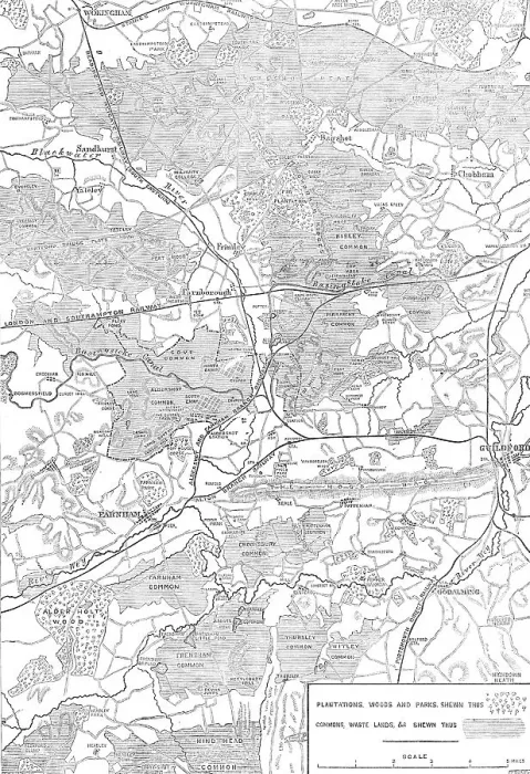Framed Print : The Autumn Campaign: plan of the country round Aldershott, 1871. Creator: Crane Framed Print : The Autumn Campaign: plan of the country round Aldershott, 1871. Creator: Crane